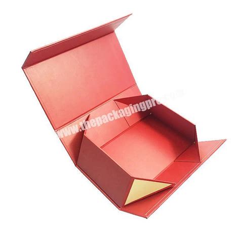 bulk folded boxes with metal|wholesale folding gift box factory.